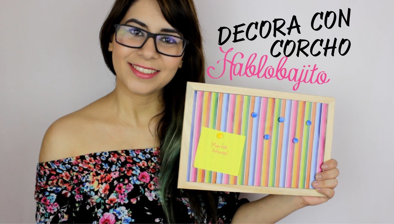 REGRESO A CLASES DIY Ideas para decorar tus notas con cuadros de Corcho - Hablobajito