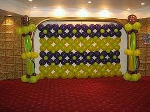 Como hacer arreglos con globos