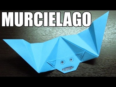 Animales de papel | Como hacer un murcielago de papel paso a paso en origami (Muy facil)