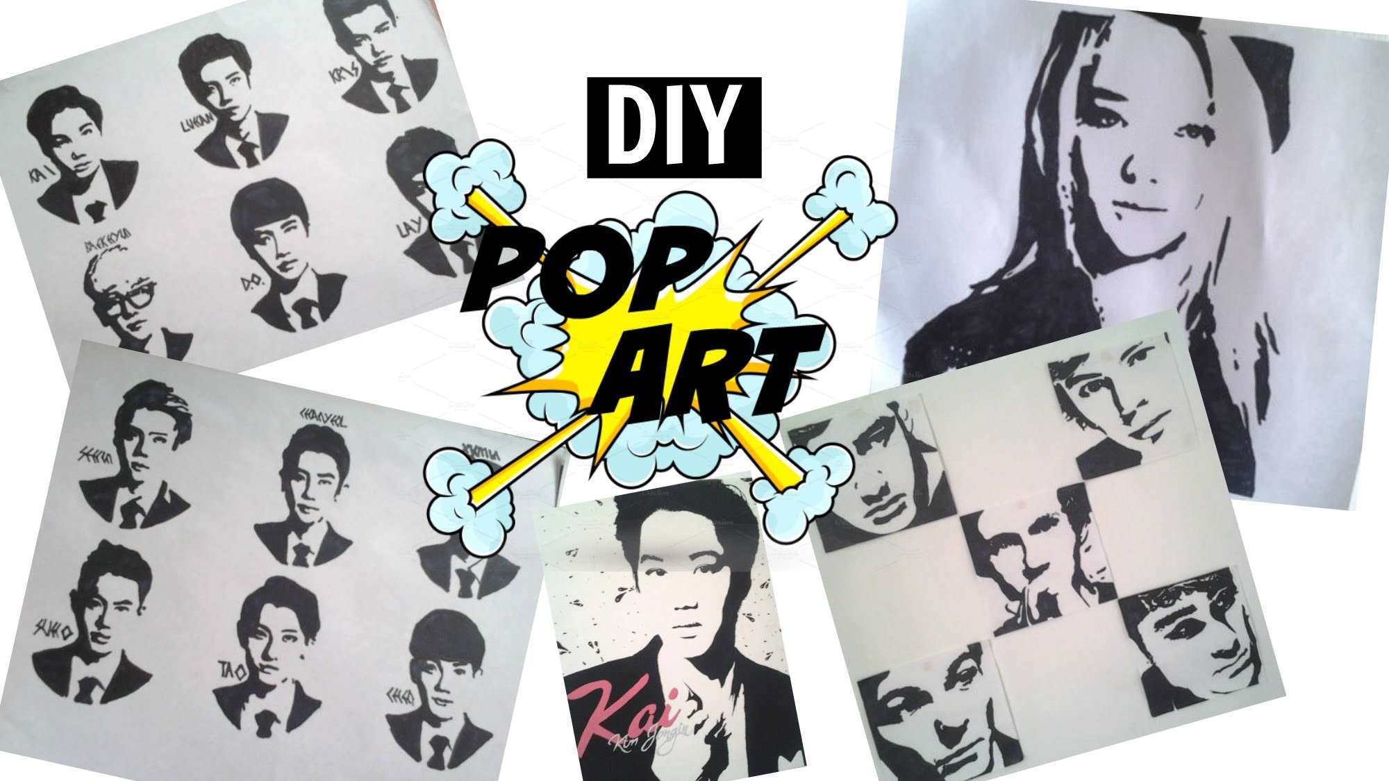 ¡Como hacer un pop art de tu artista favorito!