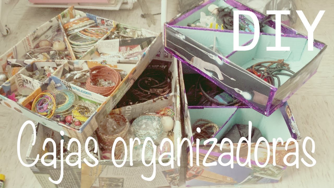 ☁ Cajas organizadoras ♥ Organiza tu maquillaje, accesorios y joyería♥
