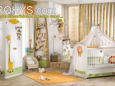 ¿Cómo decorar la habitación del bebe?. Cuartos y dormitorios para recién nacidos.
