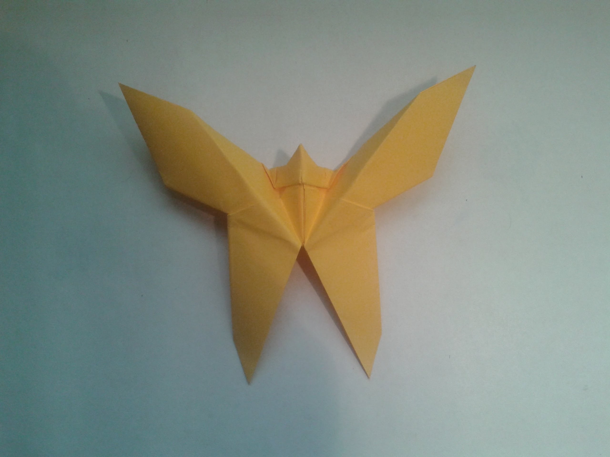 Como hacer una mariposa de origami facil
