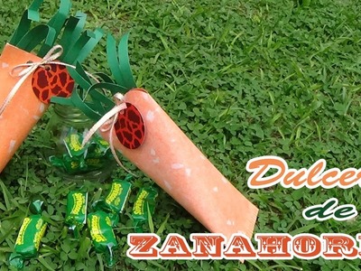 Dulceros con forma de zanahoria - Candy Bu