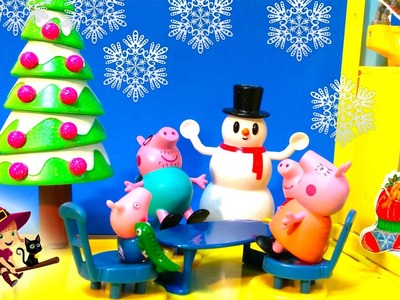 La Fiesta de Navidad en la Casa de Peppa Pig | Papa Noel