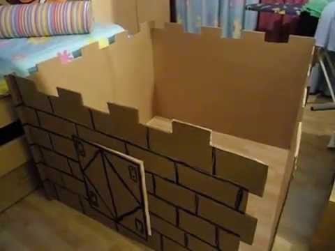 Manualidades construye tu propio castillo de carton reciclado