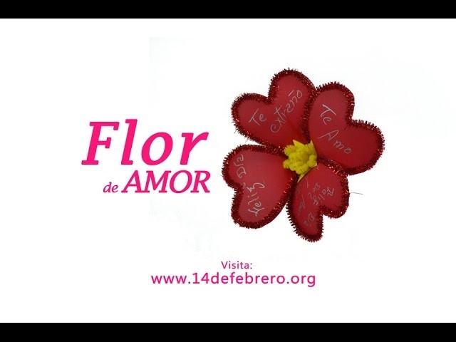 MANUALIDADES SAN VALENTIN » Flor de sentimientos