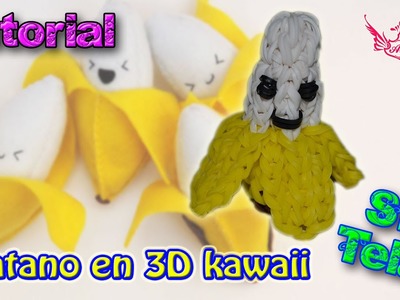 ♥ Tutorial: Platano en 3D (sin telar) ♥