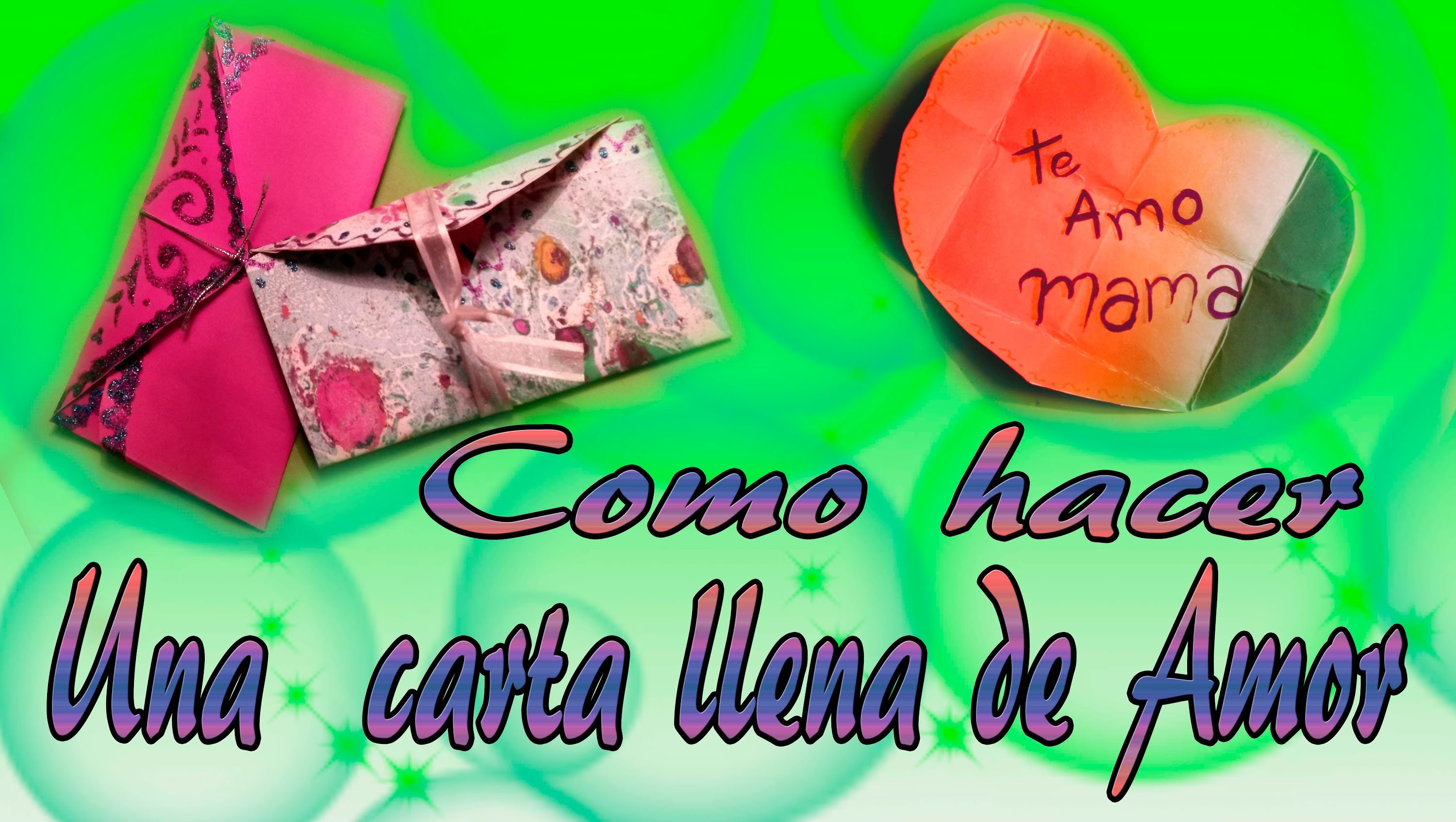 Una carta Llena de Amor (Tarjeta Dia de la madre)