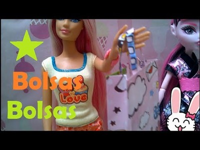 Bolsas de Compras para Muñecas Barbie y Monster High