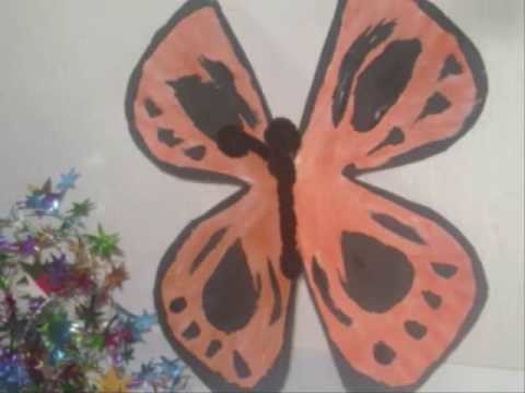 Como hacer una mariposa con un plato de papel