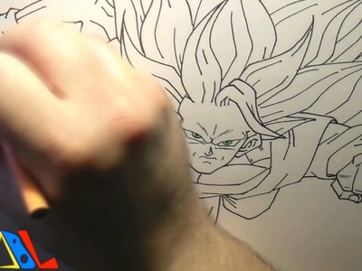 Dibujando a: Goku SSJ3
