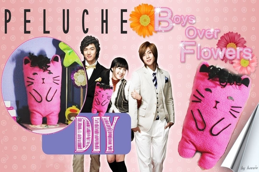 DIY: Cat Pink Doll - BoysOverFlowers ♥ Gatito Peluche