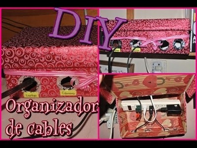 DIY organizador de cables