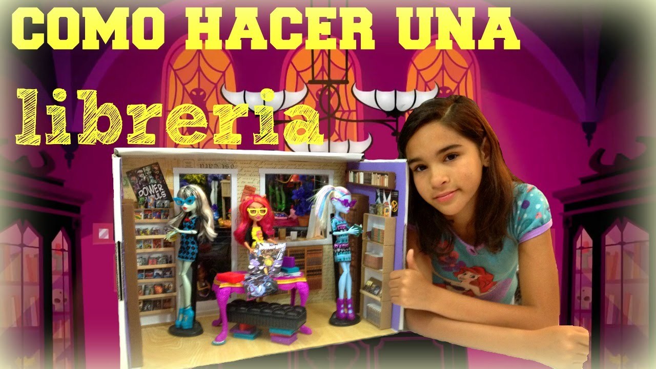Monster High Como Hacer una Libreria