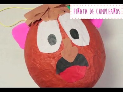 Piñata Mr. Potato I Cómo Hacer Una Piñata Fácil | Manualidades Para Niños