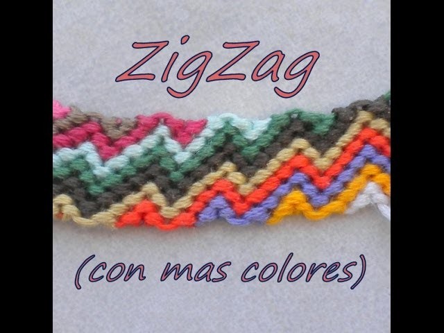 Pulsera de Hilo: ZigZag (mas colores)