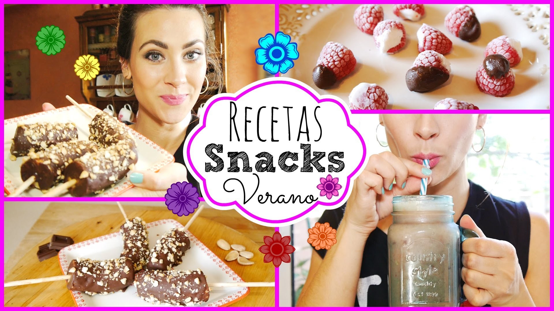 Recetas: Snacks Saludables, Rápidos y Deliciosos de Verano |  Summer Snacks!