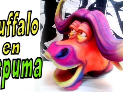 Bufalo en goma espuma - buffalo foam - gorros de goma espuma -mask buffalo