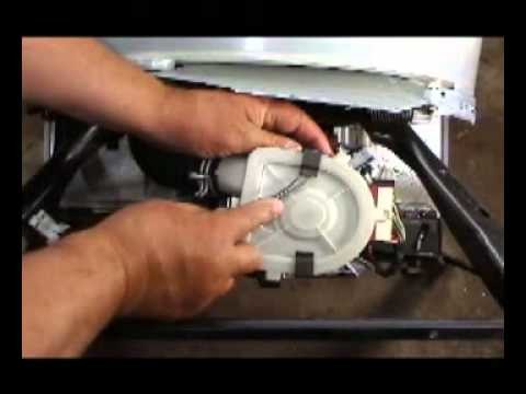 Comprobar el motor de una lavadora Whirlpool de transmisión directa