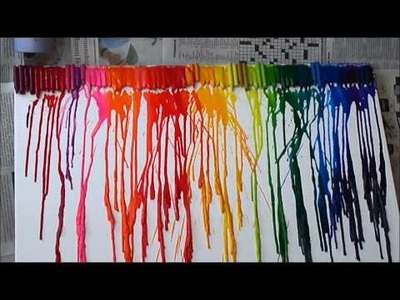 Cuadro "Explosión de Color" (crayola) en 30 minutos
