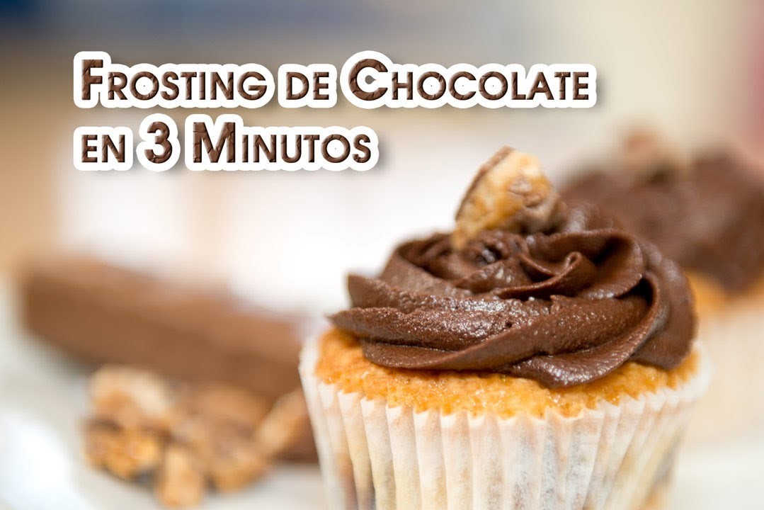 Frosting de Chocolate en 3 Minutos Riquisimo Sin Batidora