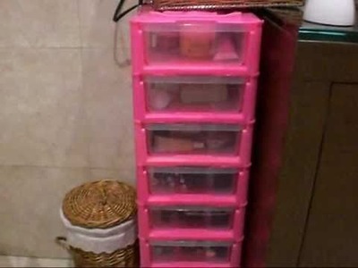 IDEA!! organizar maquillaje con cajas de chuches
