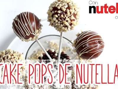 Receta: Cake pops de Nutella (Bizcobolas) -- Con almendras