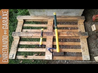 Como desmontar palets. How to dismantle pallets.