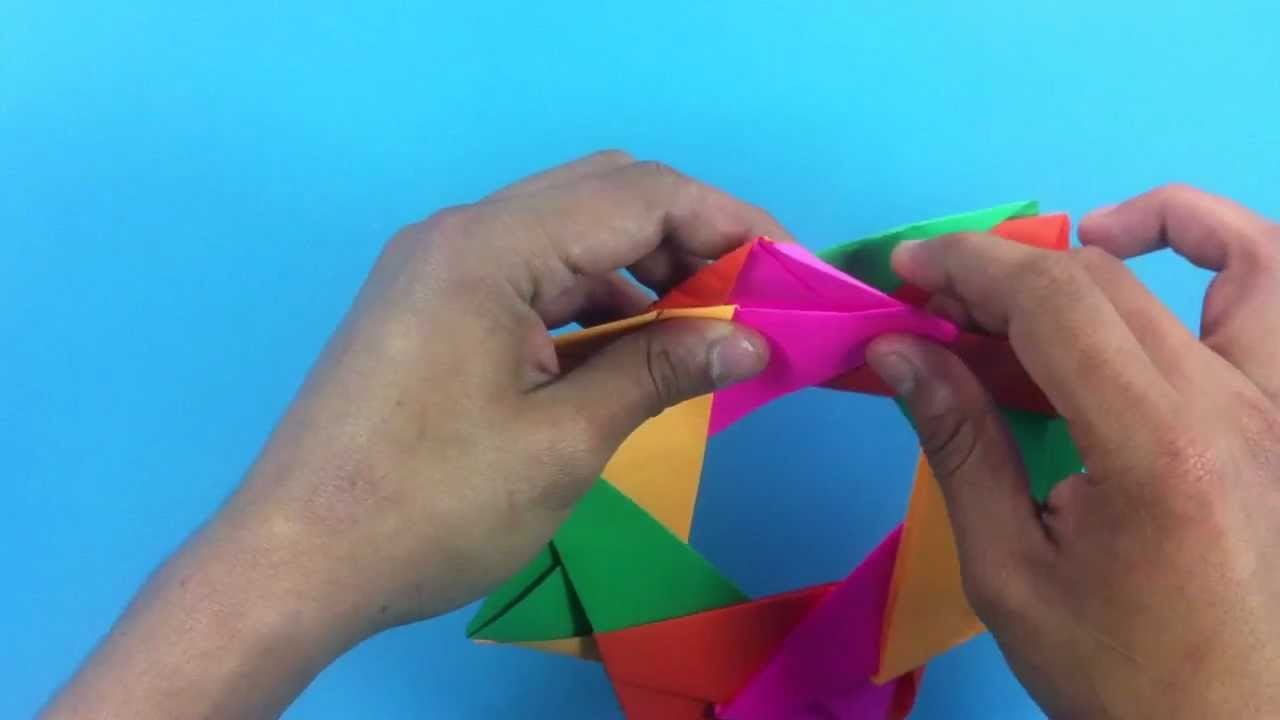 Estrella de origami - Figuras de papiroflexia