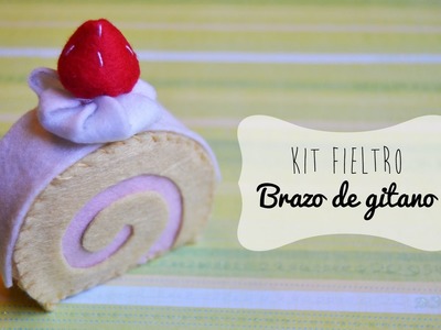 Kit de Fieltro: Roll Cake ~