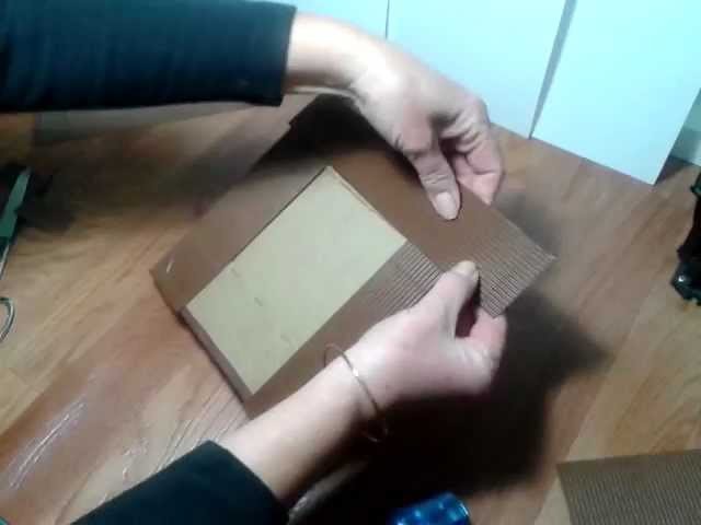 Manualidades: cómo hacer un marco con cartón - reciclar cartón haciendo un marco