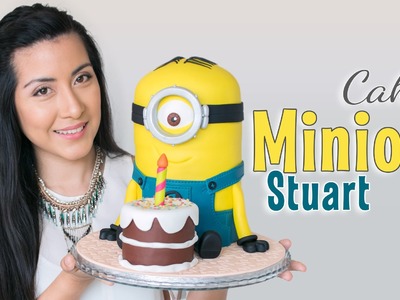 Tarta Minion Stuart - tutorial paso a paso | fondant cake