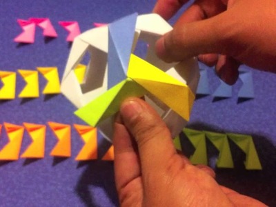 Dodecaedro de papel, fácil de hacer, origami