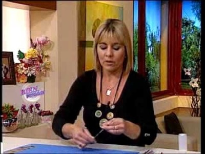 Silvina Buquete  - Bienvenidas TV - Realiza un Collar en Cestería.