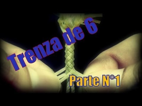 Trenza de 6: Part 1 "Pulsera" "El Rincón del Soguero"