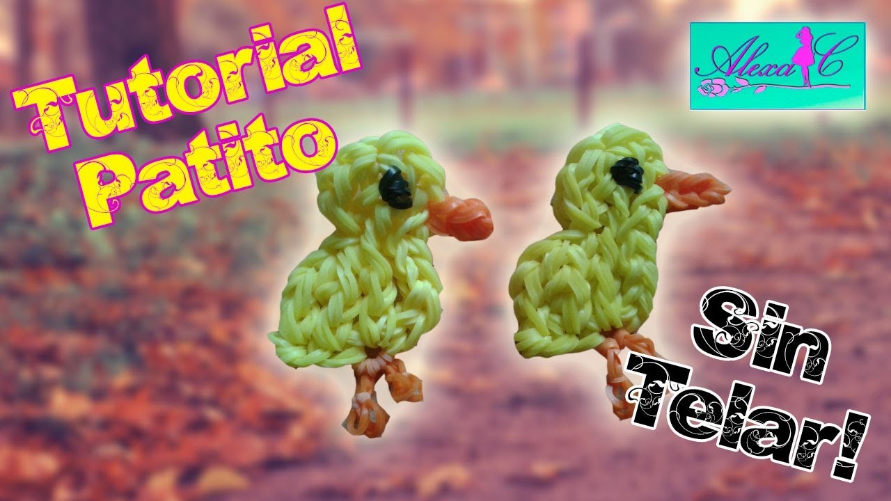 ♥ Tutorial: Patito de gomitas (sin telar) ♥