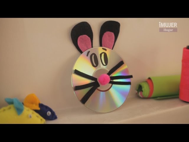 Un CD convertido en ratón