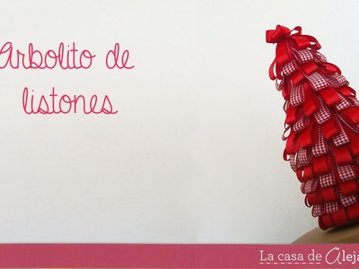 Árbol de  listones - DIY Tree with ribbons