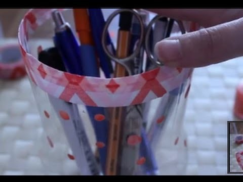 Cómo hacer un portalápices de plástico | facilisimo.com