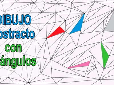 Dibujo abstracto con triángulos