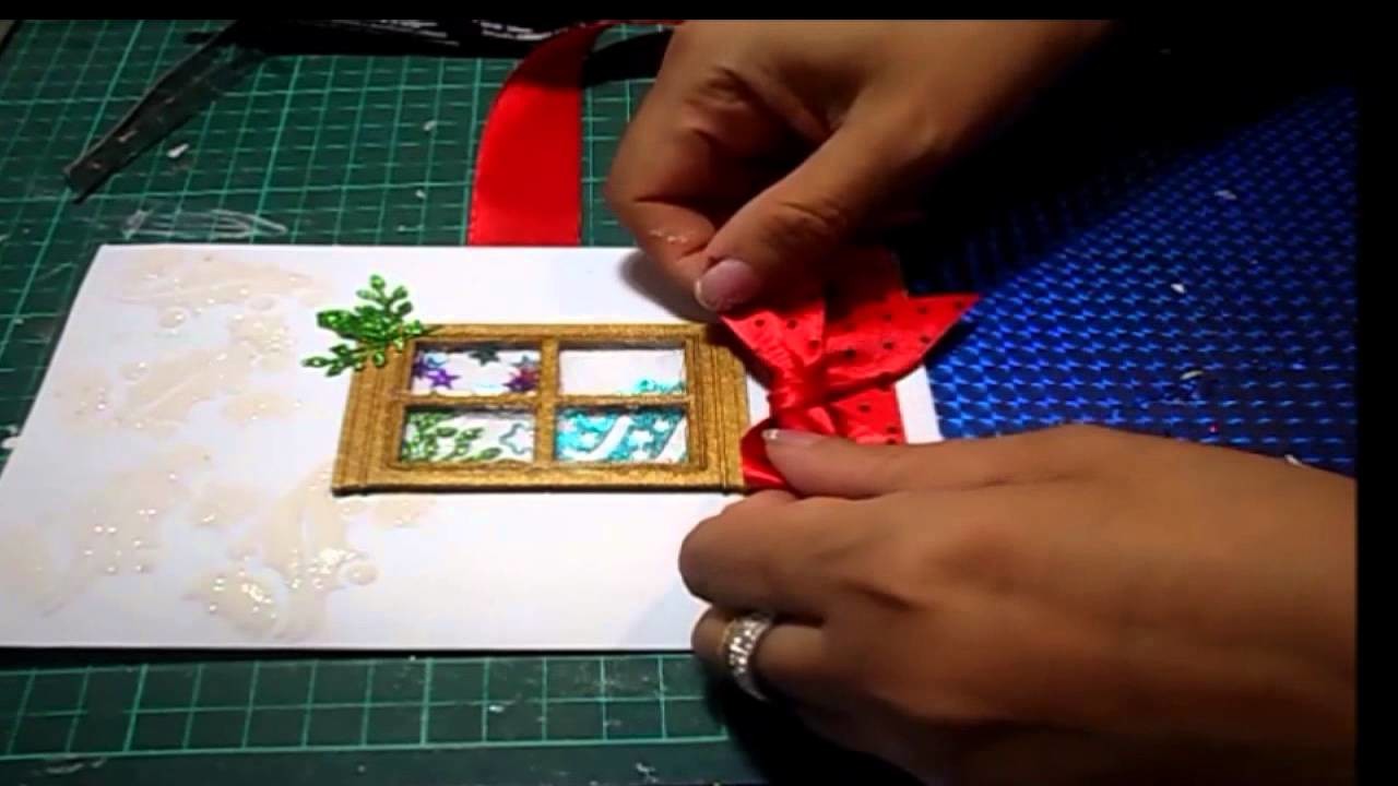 Tarjeta con detalles en gesso. card with sheets of gesso