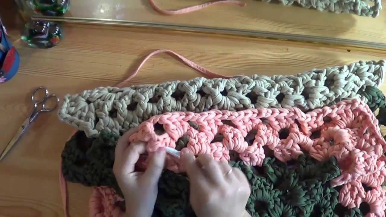 Como hacer alfombra de trapillo 2 parte