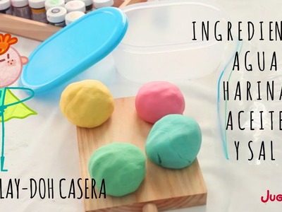 Cómo hacer plastilina Play-Doh casera - No tóxica