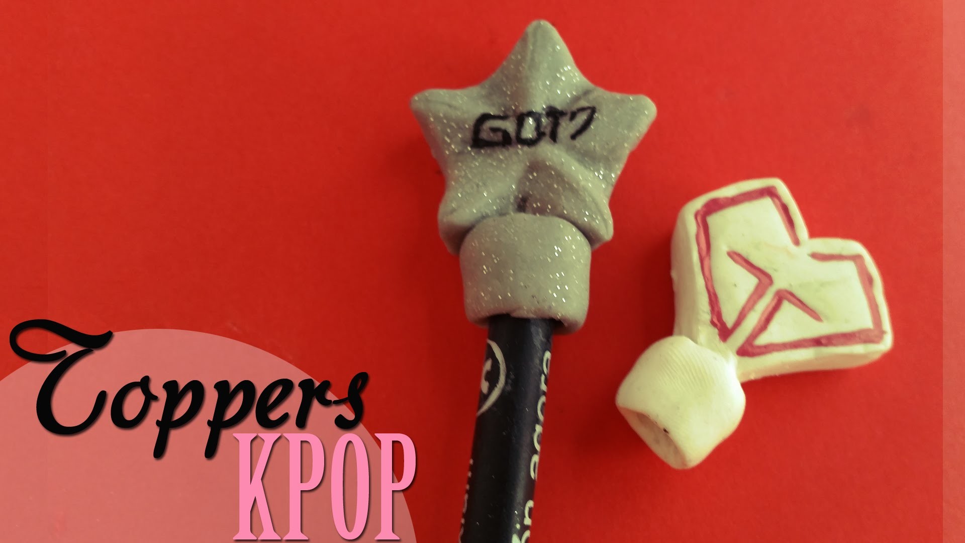 DIY: Toppers para lápices. Pencil Toppers -Got7 & SNSD-