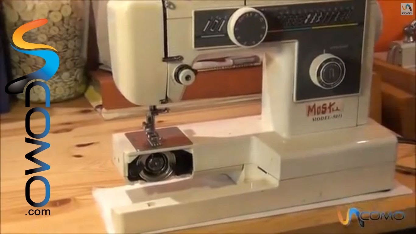 Enhebrar una máquina de coser