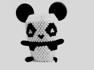 Oso Panda Origami 3D TUTORIAL