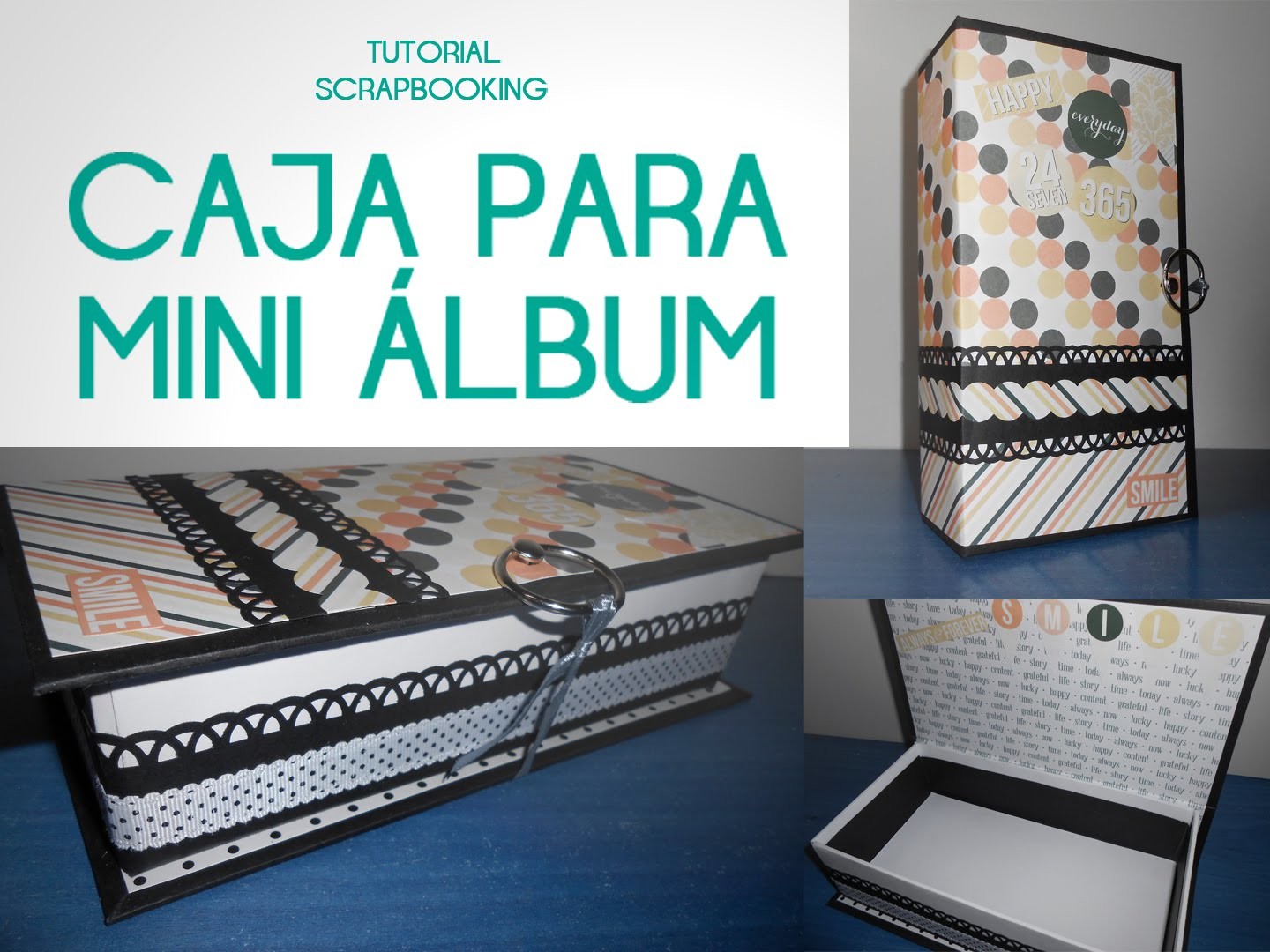 Scrapbooking: Caja para mini álbum - Mini Album Box