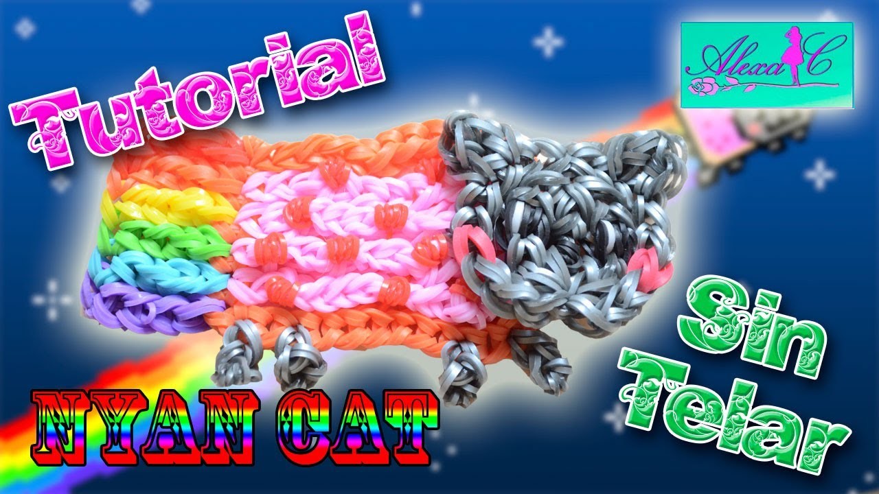 ♥ Tutorial: Nyan Cat de gomitas (sin telar) ♥