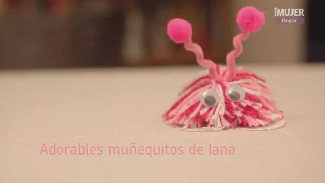 Adorables muñequitos de lana | Manualidades para NIÑOS | @iMujerHogar